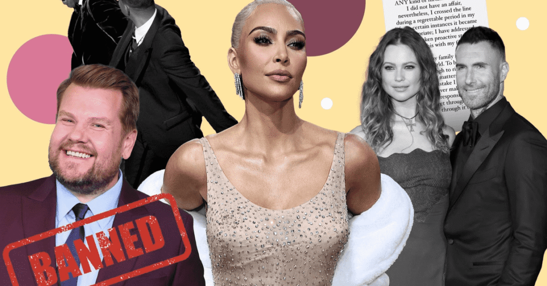 Red carpet drama related to celebrity news leaks