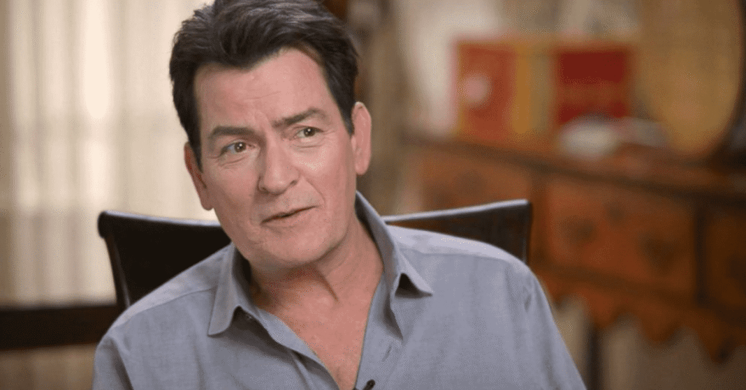 Charlie Sheen 2025 at a public event
