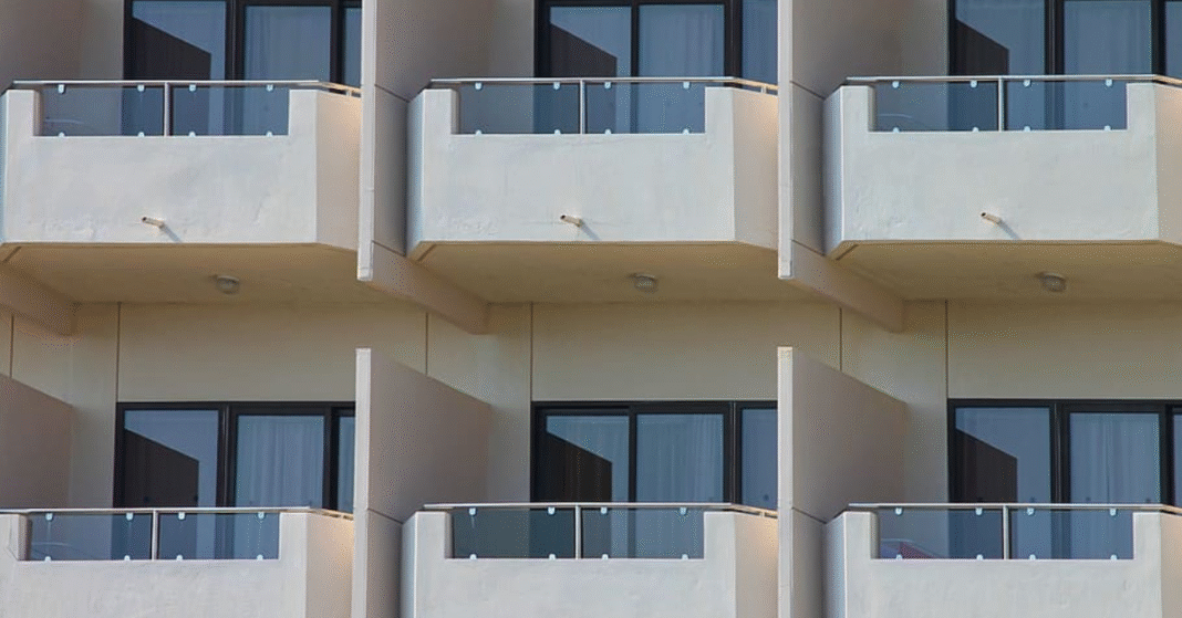 Hotel balcony in Malta where tourist reportedly fell