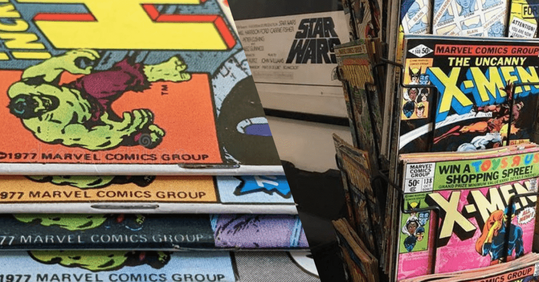 Marvel comic book shelf in chronological order