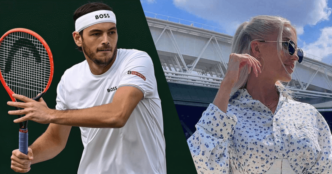 Morgan Riddle posing at Wimbledon 2025 as part of her influencer series “Wimbledon Threads”