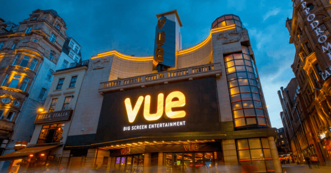 Vue cinema EPIC format premium large format screen in auditorium